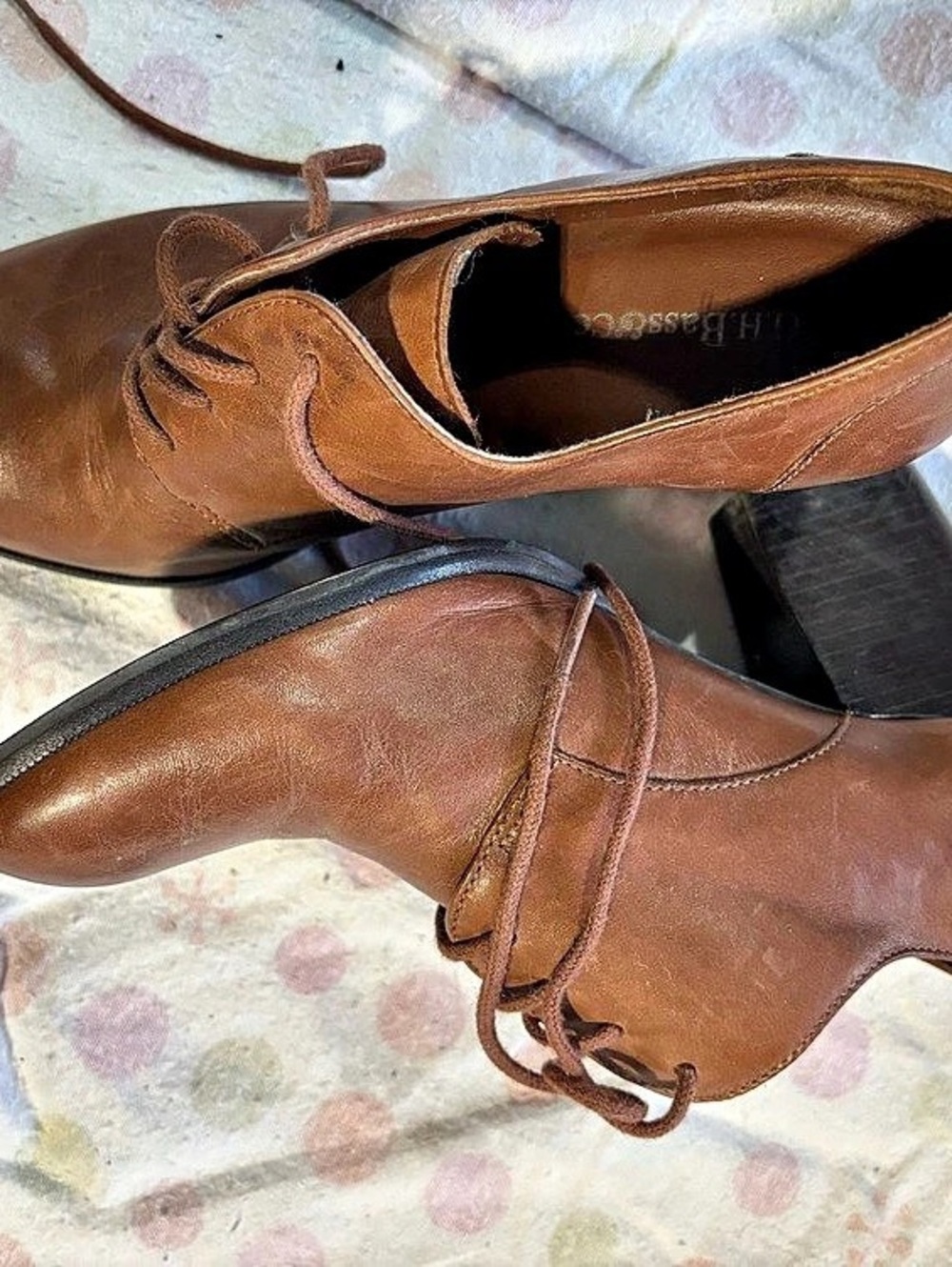 G.H. Bass & Co. Brown Lace-Up Boots